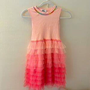 Lola + the Boys pink tulle dress size 8, GUC!